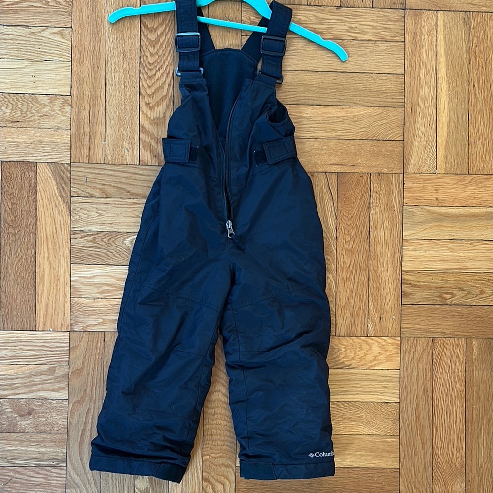 Columbia Kids Black Snow Bib Overalls - 4T